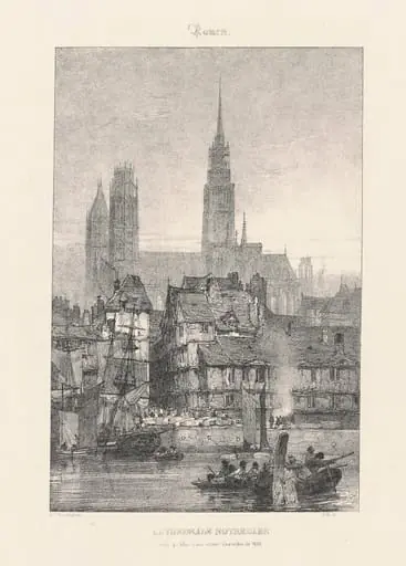 Cathedral Notre-Dame, by Richard Parkes Bonington