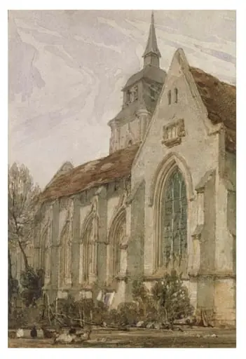 Church in Normandy, by Richard Parkes Bonington