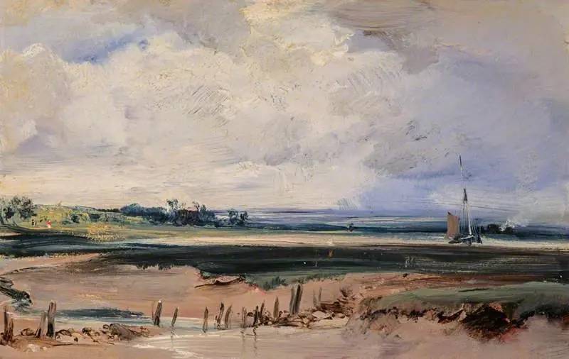 Les Salinieres near Trouville, by Richard Parkes Bonington