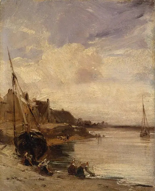 Low Tide at Boulogne, by Richard Parkes Bonington
