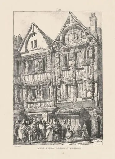 Maison Grande Rue St. Pierre, by Richard Parkes Bonington