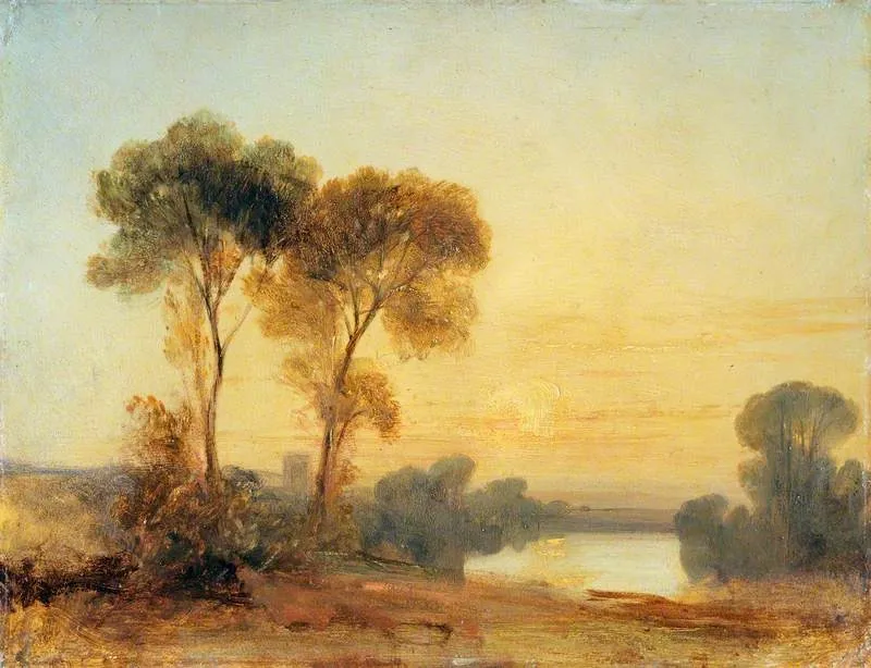Sunset: A Sketch, by Richard Parkes Bonington, unspecified, 1825