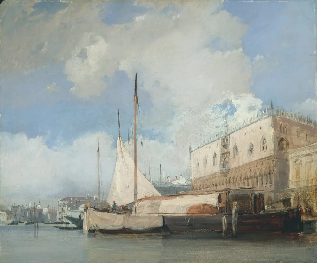 The Doge's Palace, Venice, by Richard Parkes Bonington, unspecified, 1826