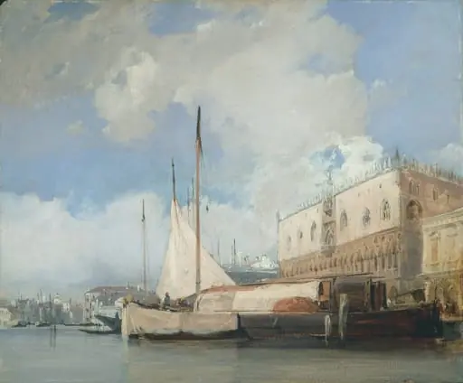 The Doge's Palace, Venice, by Richard Parkes Bonington