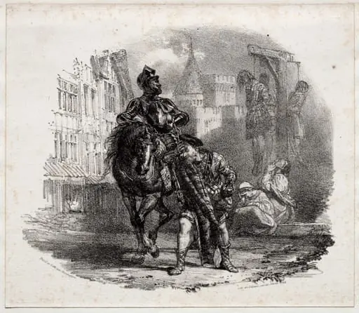 The Escape from Argyle Castle, by Richard Parkes Bonington