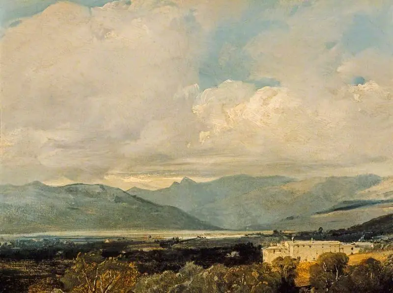 View near Sarzana, Val di Magra, by Richard Parkes Bonington