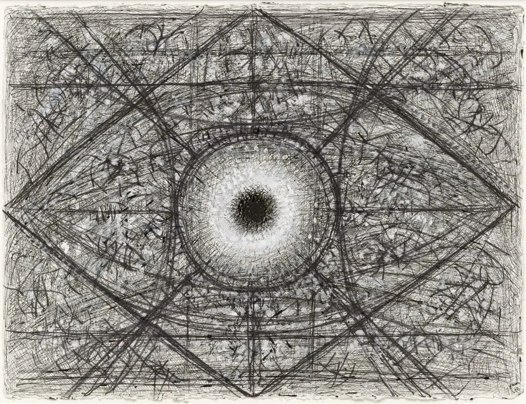 Untitled, by Richard Pousette-Dart, ink, 1992