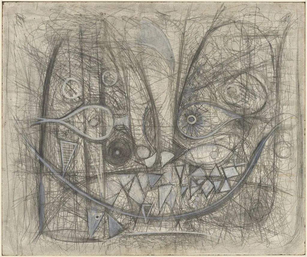 Untitled, by Richard Pousette-Dart, gouache, 1948