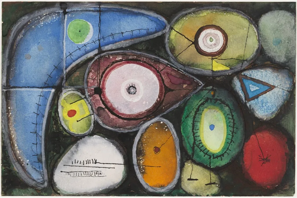 Untitled, by Richard Pousette-Dart, gouache, 1946