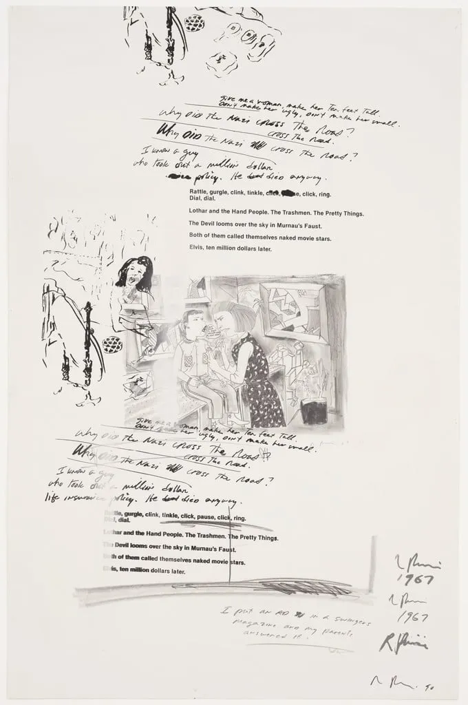 Untitled, by Richard Prince, graphite, 1984