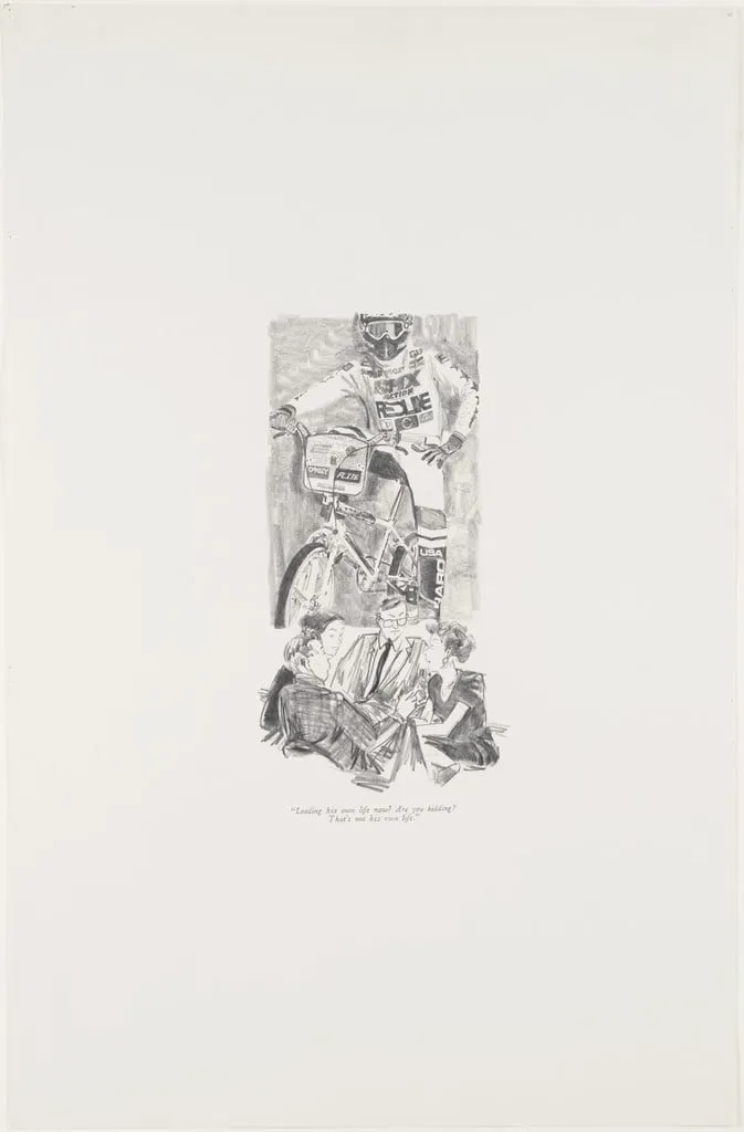 Untitled, by Richard Prince, graphite, 1985
