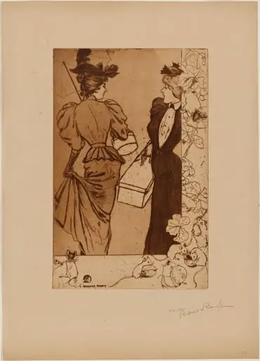 Errand Girls (Trottins), by Richard Ranft