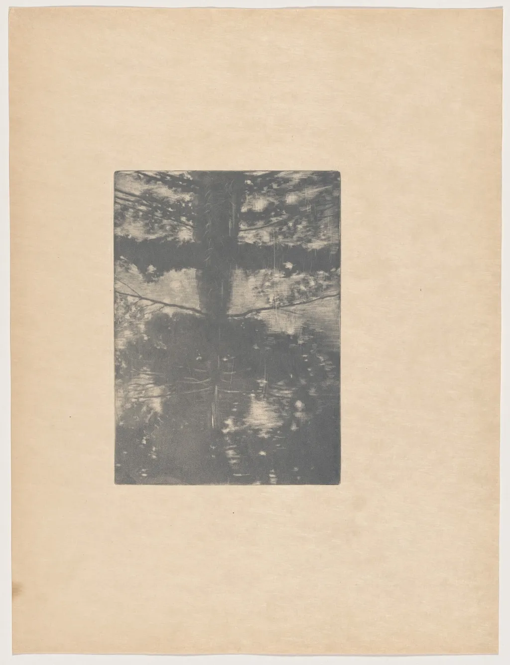 Paysage (Landscape), by Richard Ranft, ink, 1895