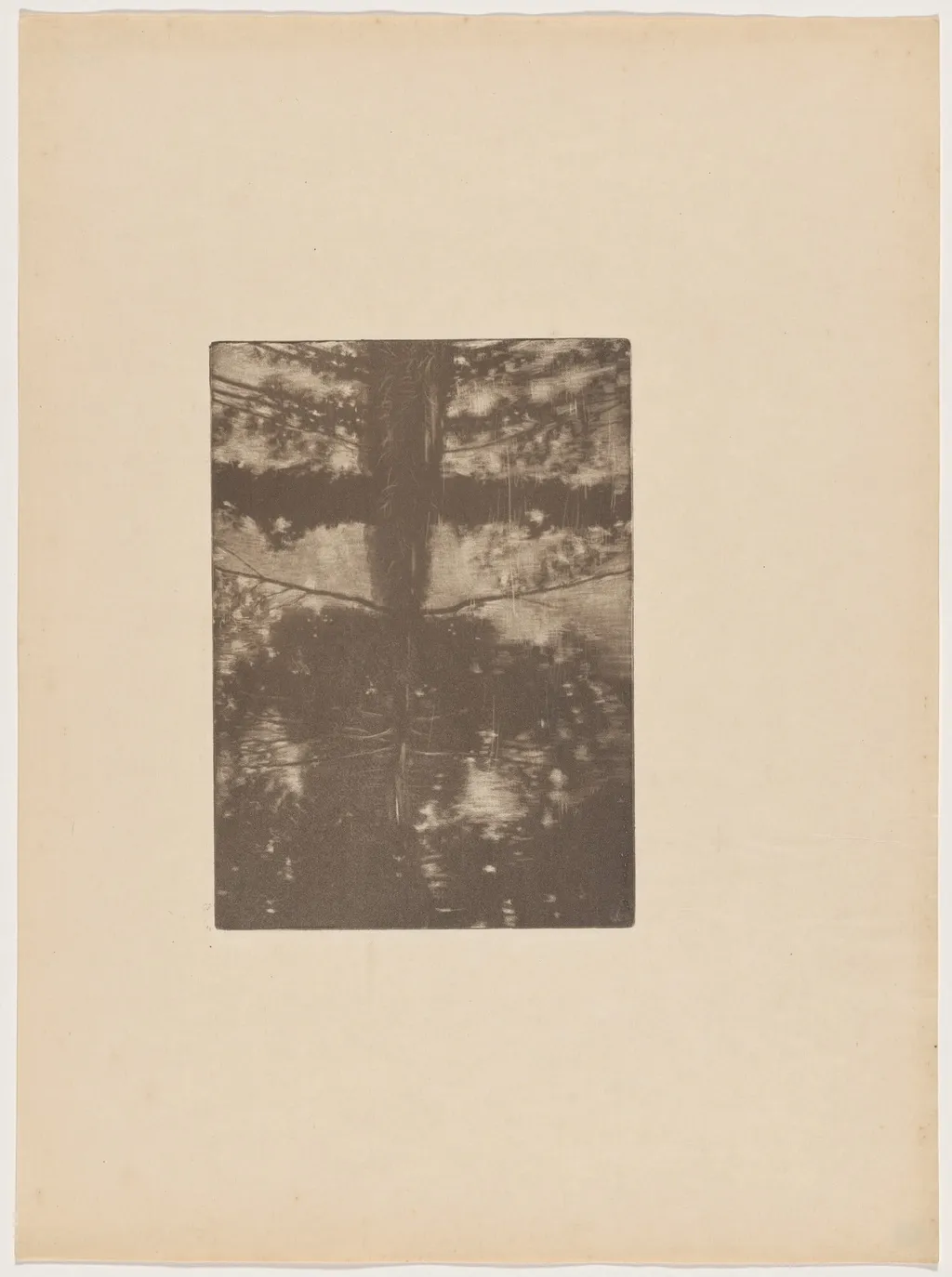 Paysage (Landscape), by Richard Ranft, ink, 1895