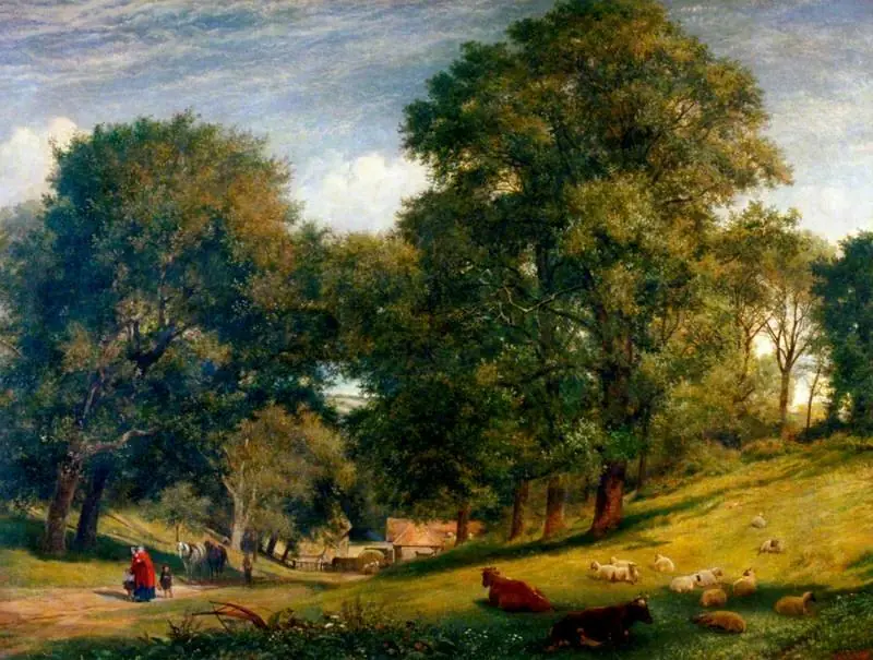 An Old English Homestead, by Richard Redgrave