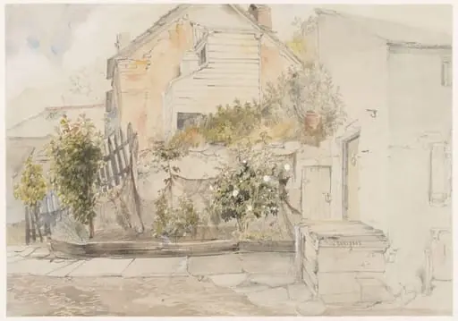 Backs of houses, by Richard Redgrave