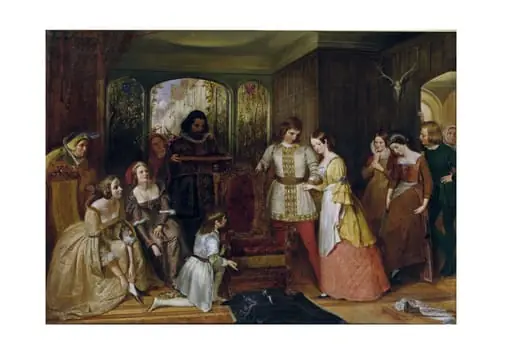 Cinderella About to Try on the Glass Slipper, by Richard Redgrave