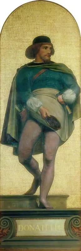 Donatello (c.1386–1466) (design for a mosaic in the Victoria and Albert Museum), by Richard Redgrave