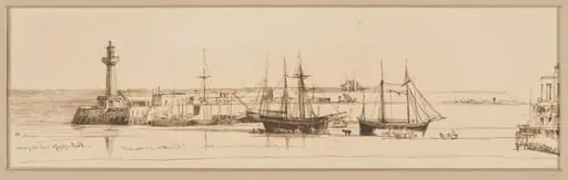 Margate Pier, by Richard Redgrave