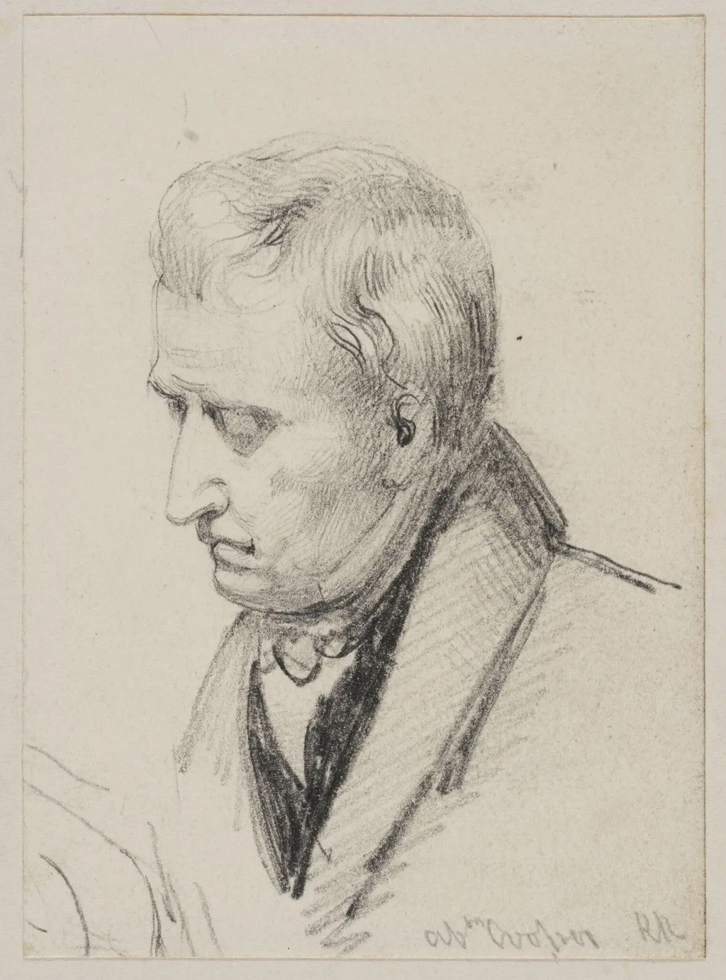 Portrait of J. M. W. Turner, by Richard Redgrave, 1850