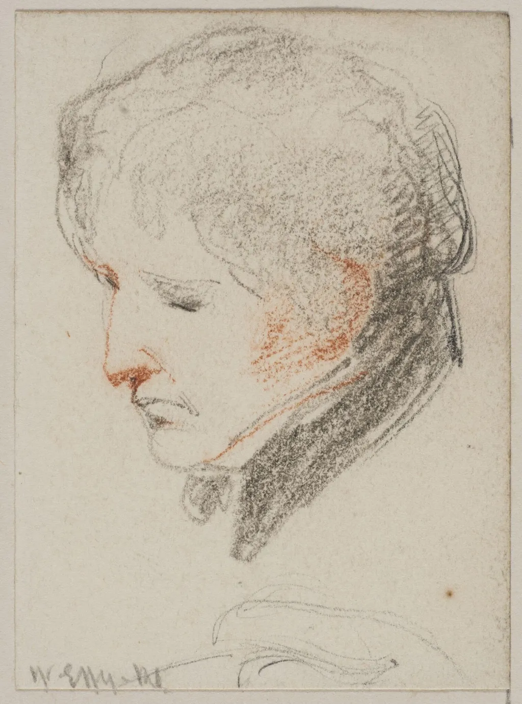 Portrait of William Etty, by Richard Redgrave, 1850