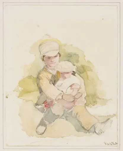 Studies of figures, by Richard Redgrave