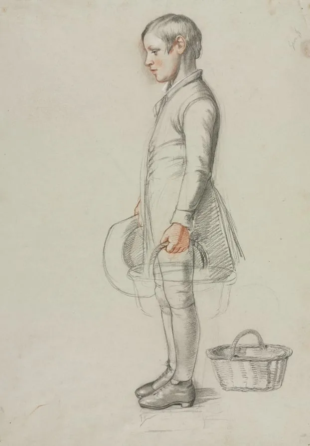 Study for "Country Cousins", by Richard Redgrave, 1848