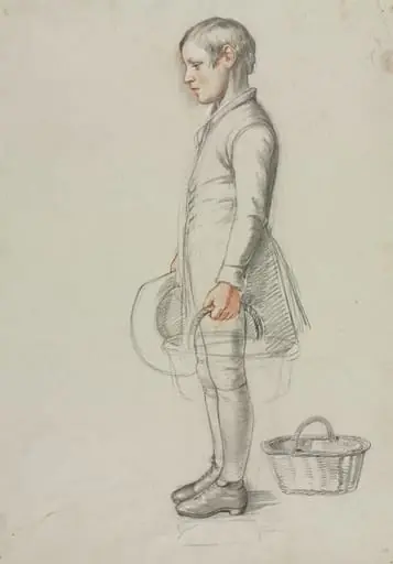 Study for "Country Cousins", by Richard Redgrave
