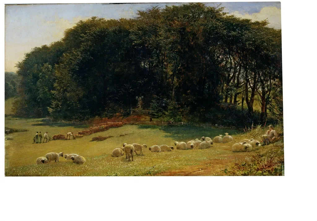 Sweet Summer Time, by Richard Redgrave, oil, 1869