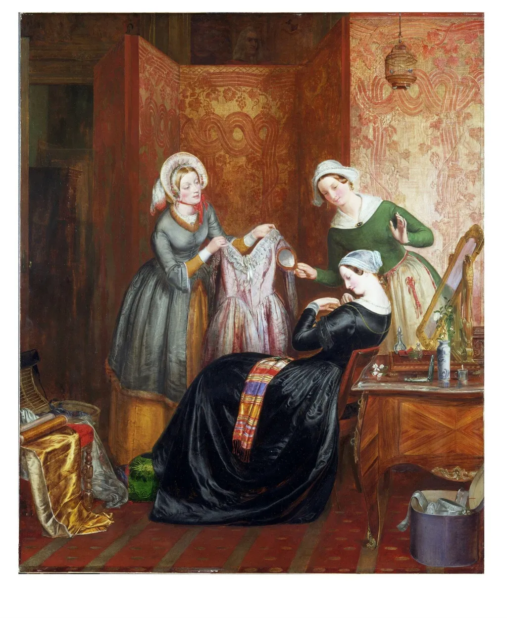 Throwing off Her Weeds, by Richard Redgrave, oil, 1846