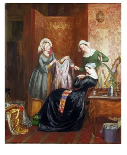 Throwing off Her Weeds, by Richard Redgrave