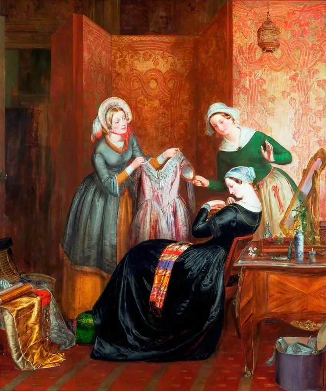 Throwing off Her Weeds, by Richard Redgrave