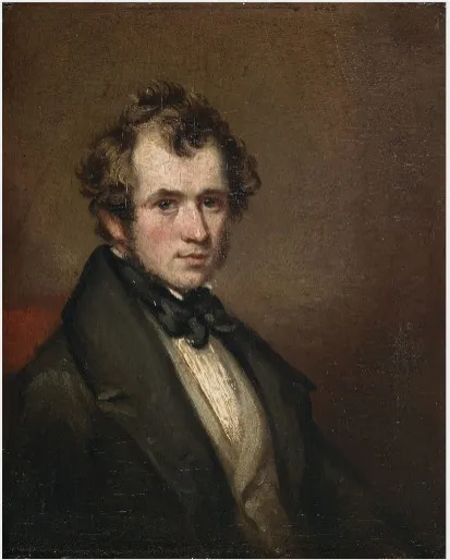 Portrait of Gerald Griffin (1803-1840), Poet and Novelist, by Richard Rothwell, unspecified, 1844