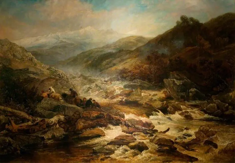 Driftwood after a Storm, Bettws-y-Coed, by Richard Sebastian Bond