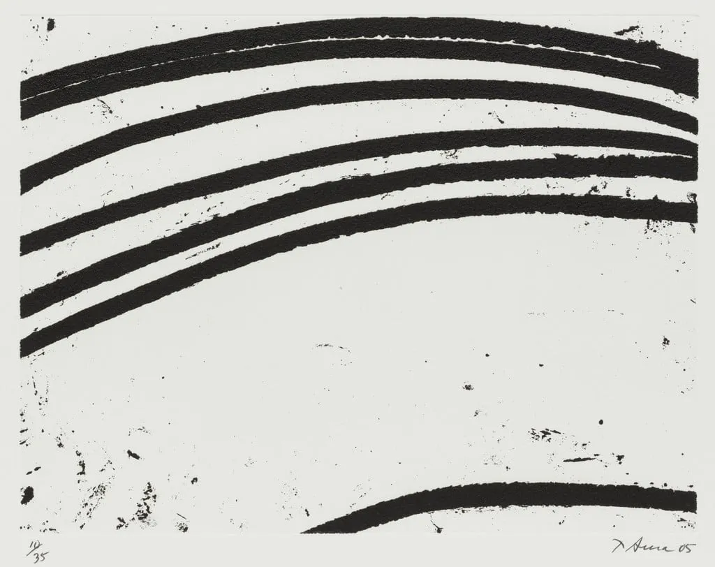 Untitled, by Richard Serra, ink, 2005