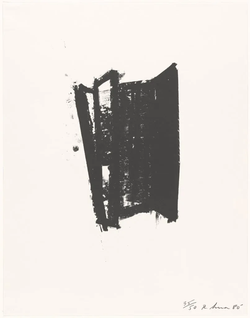 Untitled, by Richard Serra, ink, 1980