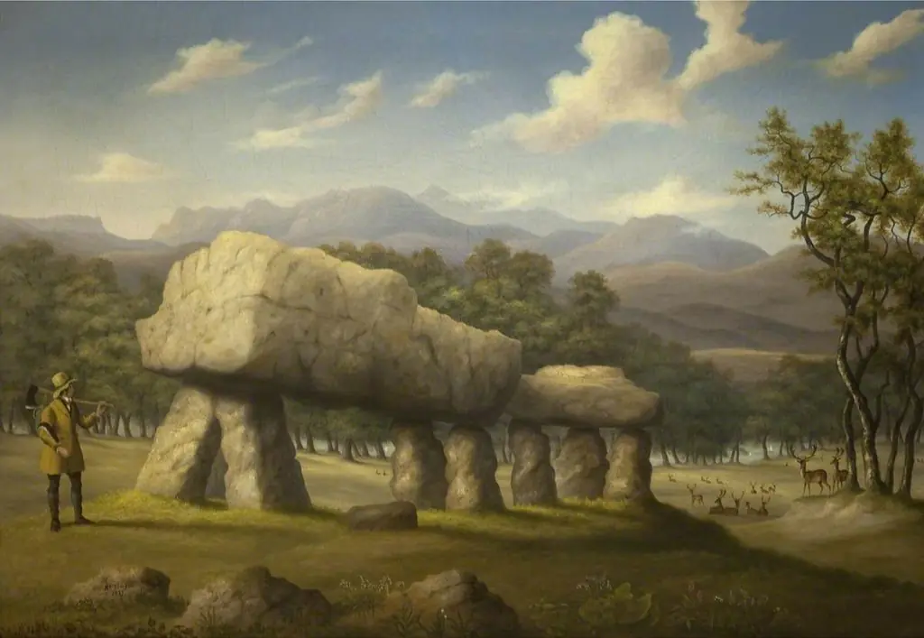 The Double Cromlech at Plas Newydd, Anglesey, by Richard Tongue