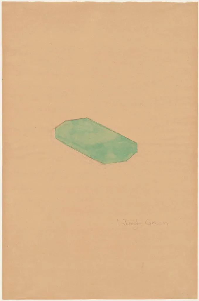 Untitled, by Richard Tuttle, watercolor, 1967