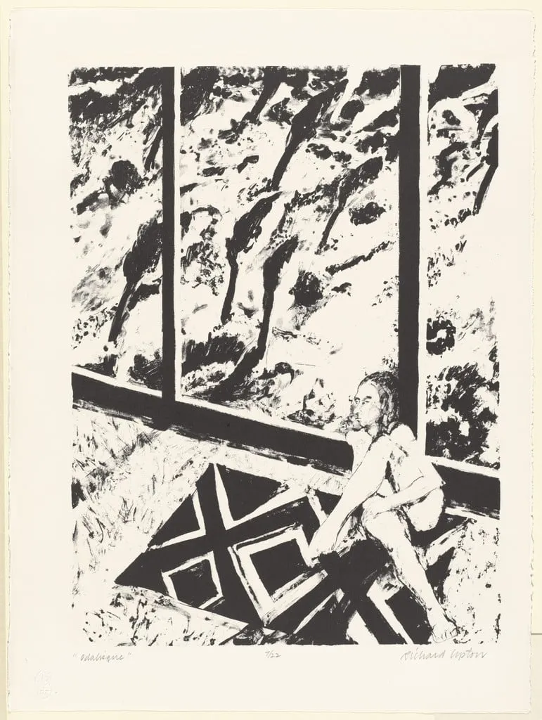 Untitled, by Richard Upton, ink, 1966