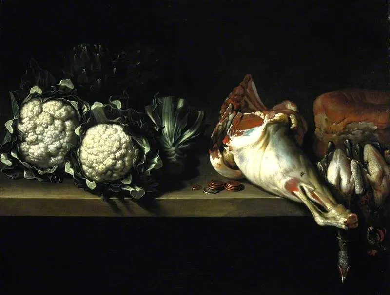 Still-Life, by Richard Waitt, oil, 1724
