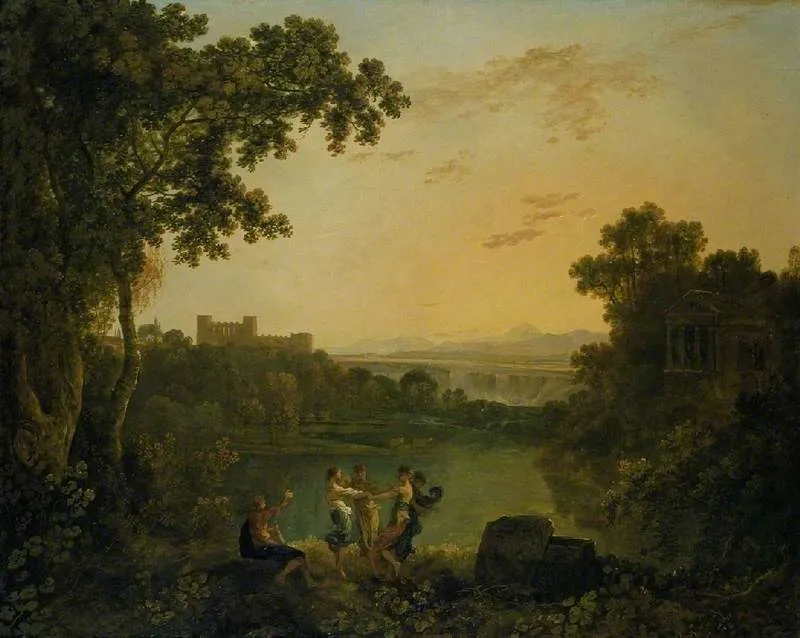 Apollo and the Seasons, by Richard Wilson, oil, 1757