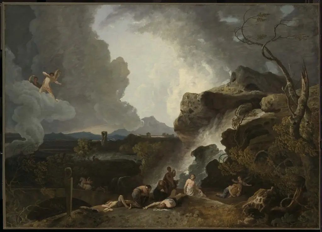 Apollo Destroying the Children of Niobe, by Richard Wilson