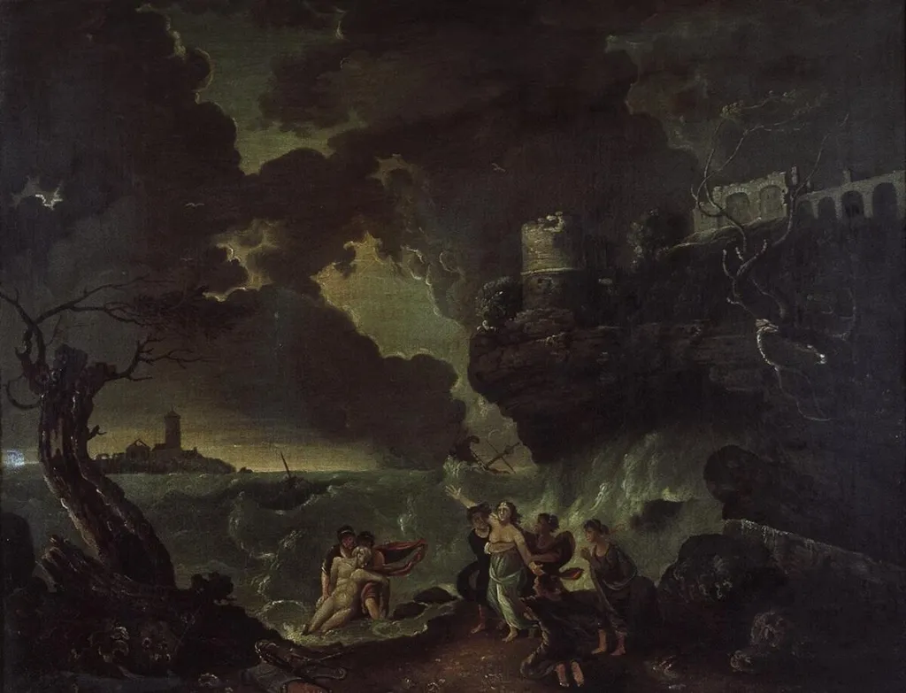 Ceyx and Alcyone, by Richard Wilson, oil
