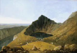 Llyn-y-Cau, Cader Idris, by Richard Wilson, 1774