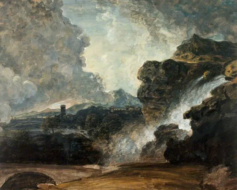 Study for 'Landscape, Destruction of Niobe's Children', by Richard Wilson