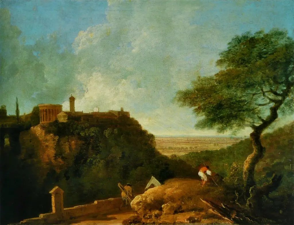 The Temple of the Sibyl, Tivoli, by Richard Wilson