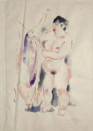 Die Schöne Metzgerin, by Richard Ziegler, 1927