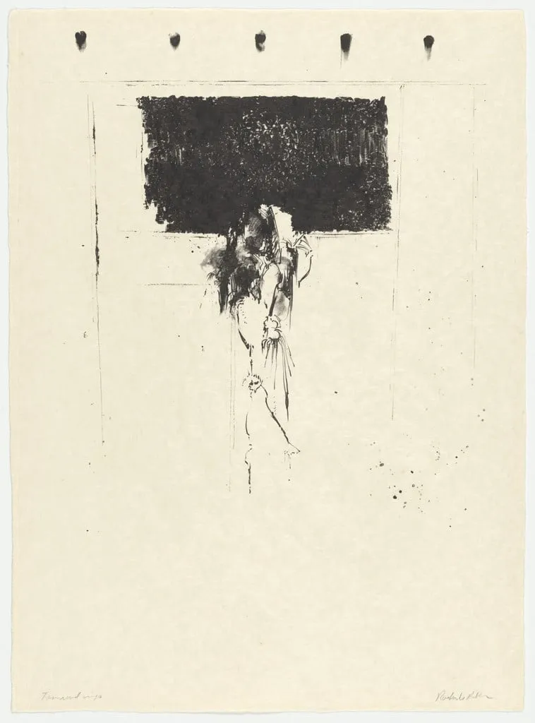 Untitled, by Richards Ruben, ink, 1961