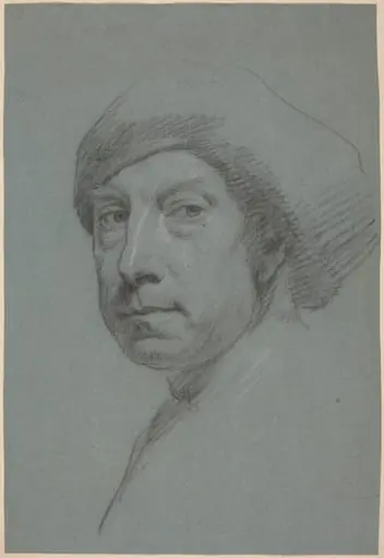 Self-Portrait Wearing a Turban, by Richardson, Sr., Jonathan