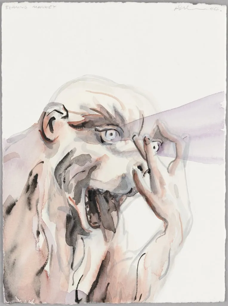 Untitled, by Ricky Swallow, watercolor, 2004